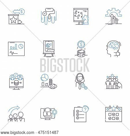 Proposals Line Icons Collection. Engagement, Ring, Marriage, Love, Commitment, Romance, Surprise Vec