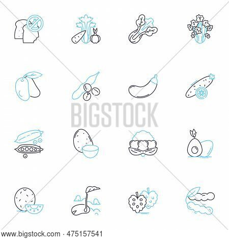 Retail Store Linear Icons Set. Shop, Store, Boutique, Emporium, Marketplace, Supermarket, Outlet Lin