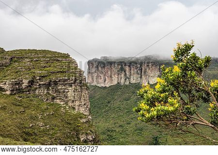 View From The Top Of The Hill Of The Father Inacio, Morro Do Pai Inacio, Chapada Diamantina, Bahia, 