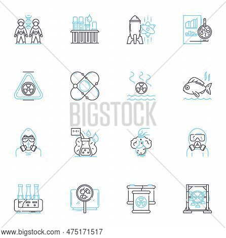 Behavioral Science Linear Icons Set. Psychology, Sociology, Neuroscience, Anthropology, Cognition, P