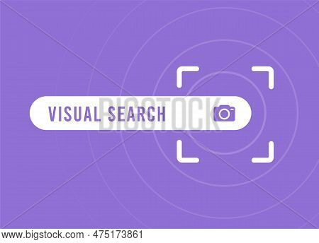Visual Search Engine Tool Concept. Search By Image As Well As By Text With Artificial Intelligence T