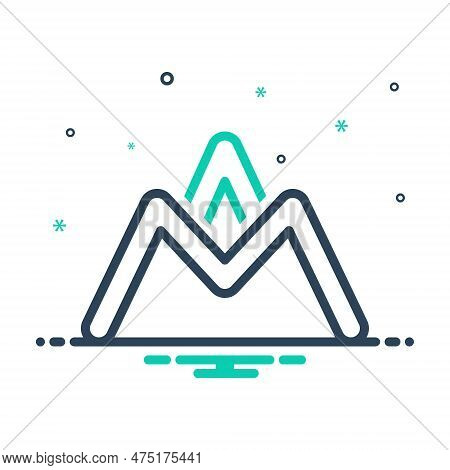 Mix Icon For Ma Marketing Company Tyography Letter Trendy Brand