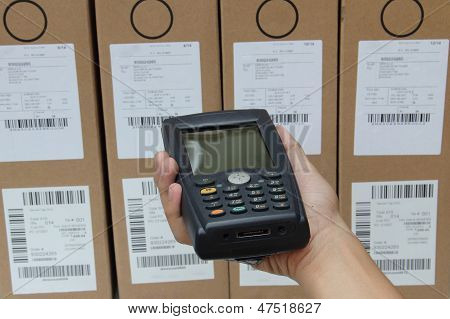 Vakken met Barcode Scanner Scannen