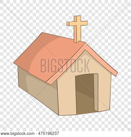 The Church In The Village Of Indians, North Argentina Icon. Cartoon Illustration Of The Church In Th