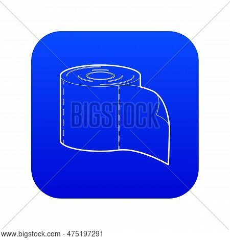 Bumf Icon Blue Isolated On White Background
