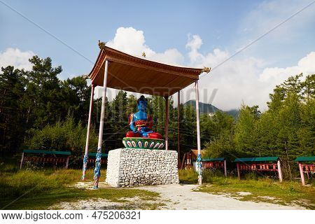 The Statue Of The Buddha Of Medicine In The Republic Of Buryatia.
