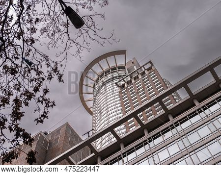 Frankfurt, Germany - January 29, 2023: The Westend Tower Of Dz Bank In Frankfurt