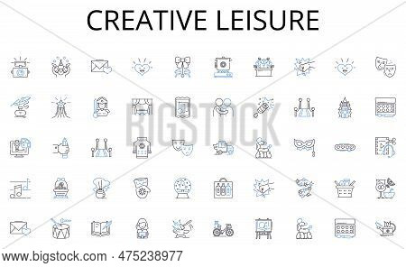 Creative Leisure Line Icons Collection. Satisfaction, Support, Communication, Responsiveness, Empath