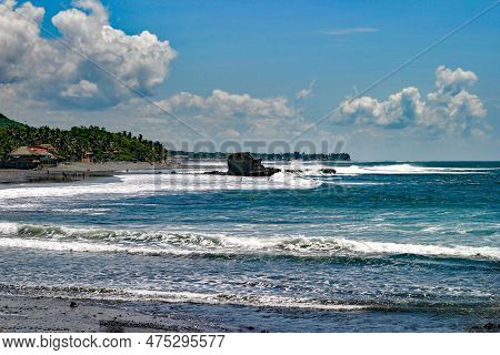 Surf City Beach Is The Surfing Capital Of El Salvador.