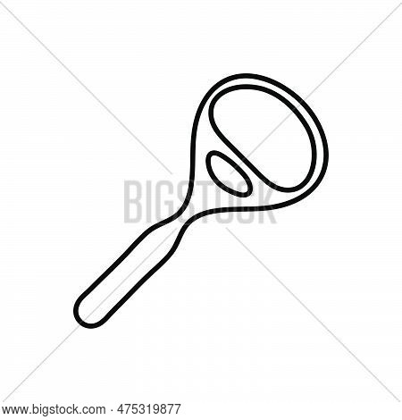 Tongue Scrapper Cleaner For Oral Hygiene On White Background..eps