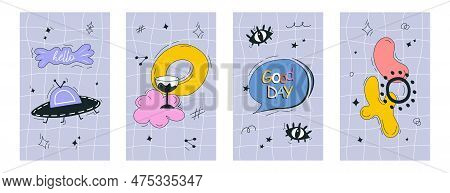 Modern Icons For Instagram Story Highlights. Playful, Cartoony Instagram Story Highlights. Posters F