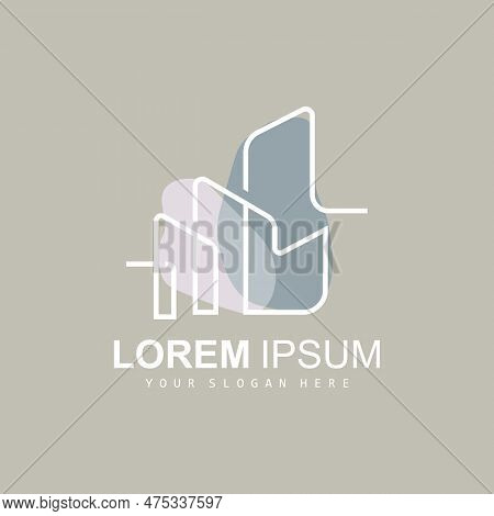 House Logo, Building Furniture Design, Construction Vector, Property Brand Icon, Real Estate, Housin