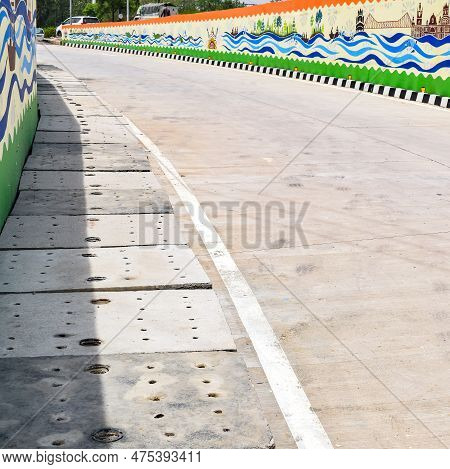 New Delhi, India, June 21 2022 - Pm Narendra Modi Dedicate Pragati Tunnel And Five Underpass Of Prag