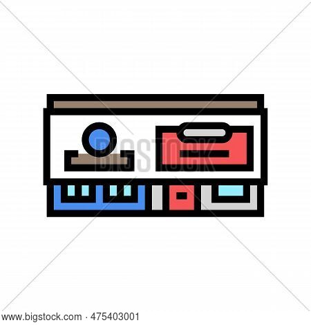 Concession Shop Color Icon Vector. Concession Shop Sign. Isolated Symbol Illustration