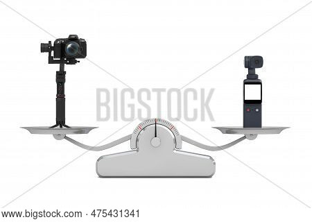 Pocket Handheld Gimbal Action Camera And Dslr Or Video Camera Gimbal Stabilization Tripod System Bal