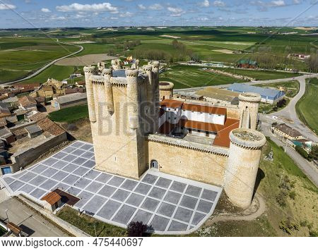Castle Communards Torrelobaton In Valladolid Spain. Declared Historical Heritage In 1949