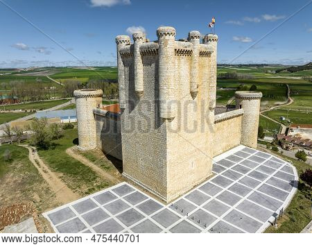 Castle Communards Torrelobaton In Valladolid Spain. Declared Historical Heritage In 1949