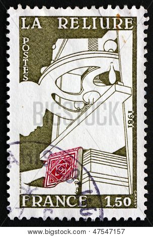 Postage Stamp France 1981 Bookbinding