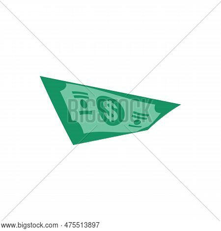 Us Dollar Stock Paper Bank Notes Icon Sign Business Finance Money Concept Vector Illustration
