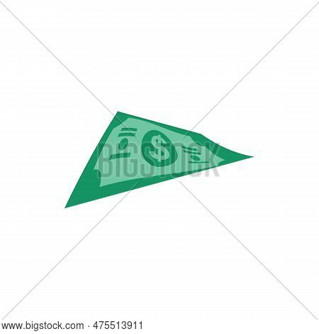 Us Dollar Stock Paper Bank Notes Icon Sign Business Finance Money Concept Vector Illustration