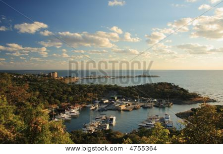 Yachten in der Bucht