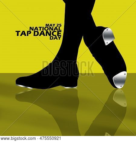 Someone Doing A Tap Dance With Special Shoes On A Shiny Floor With Bold Text On Yellow Background To
