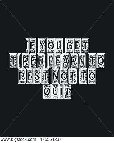 Modern Unique Trendy Best Inspirational And Motivational Quotes Lettering Typography Text Effect T S