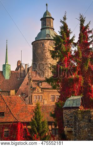 Lesna, Poland - October 2, 2014:  Czocha Castle Is Situated In Lesna Village, Lower Silesia. It Is A