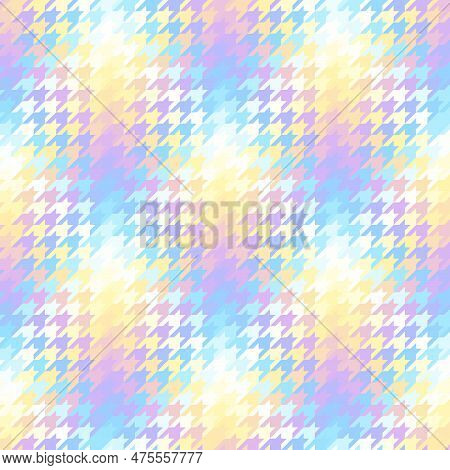 Diagonal Plaid Pattern. Moire Overlapping Effect. Vector Seamless Image.