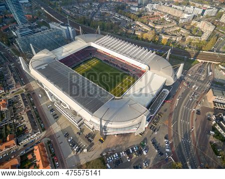 Eindhoven, Netherlands - September 19, 2017: Eindhoven Psv Philips Football Stadium. Netherlands.