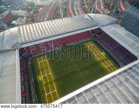 Eindhoven, Netherlands - September 19, 2017: Eindhoven Psv Philips Football Stadium. Netherlands.