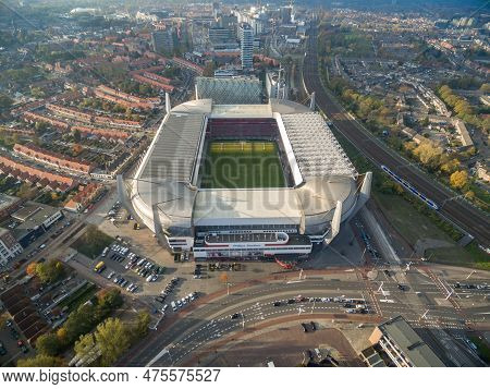 Eindhoven, Netherlands - September 19, 2017: Eindhoven Psv Philips Football Stadium. Netherlands.