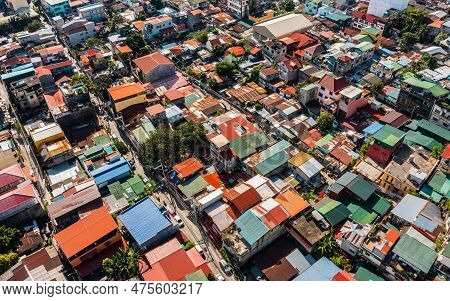 Aerial View Of Barangay East Rembo In Makati City