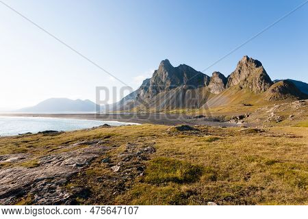 Hvalnes Lava Beach Landscape, East Iceland Landmark