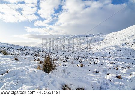 Glenveagh National Park Covered In Snow, County Donegal - Ireland
