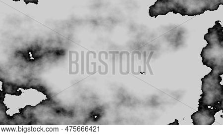 Film Burn Video Transition. Monochrome Texture. 3d Render
