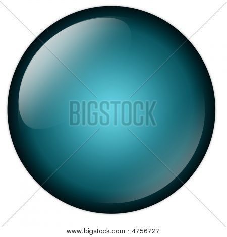 Pulsante blu Orb
