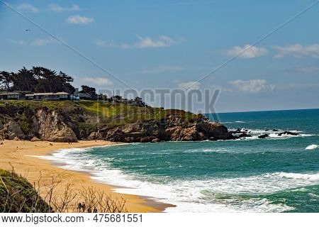 El Granada, Is A Beautiful Coastal Town Nestled In The San Mateo County Coastline Just South Of Half