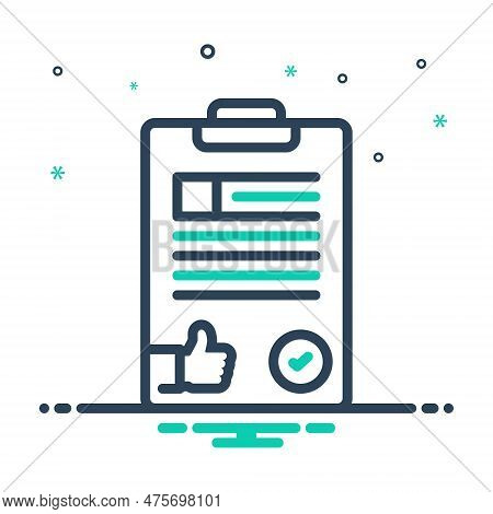 Mix Icon For Certainly Sure Absolutely Assuredly Exactly Surely Document Clipboard