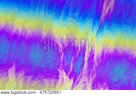 Thermographic Texture. Abstract Holographic Background With Color Transition