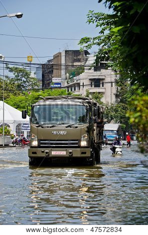 Thai alluvione crisi Charoen Krung Road