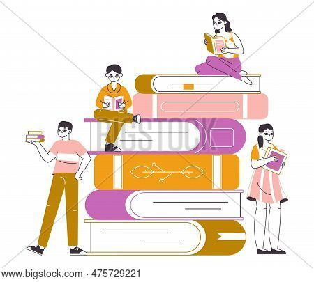 Online Service, Education, Medical, Business Platform. People Teaching, Giving Advice, Online Lesson