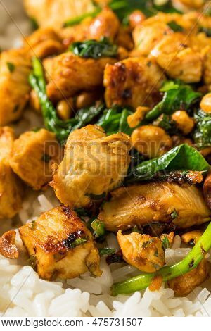 Asian Ginger Peanut Chicken And Rice