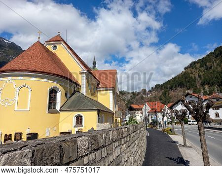 The St. Andreas Church In Zams, Austria