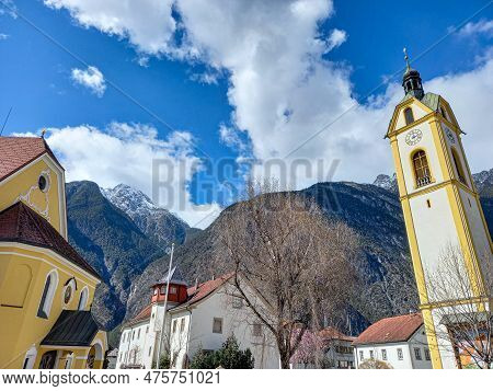 Architecture Of Zams (tirol, Austria, The Alps Mountains)