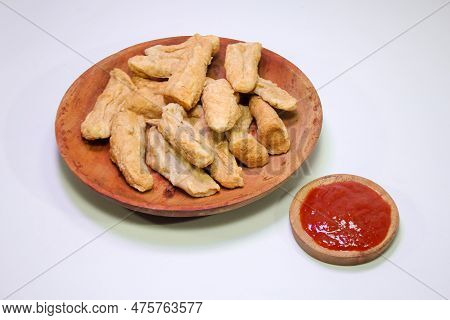 Otak Otak A Traditional Food Made From Fish And Served With Served With Chili Sauce