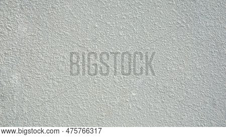 Deoratic Plaster Texture Close-up. Grey Whitewash Painted Wall