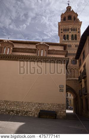 Teruel (spain), September 9, 2022. Teruel Cathedral. The Cathedral Of Santa María De Mediavilla De T