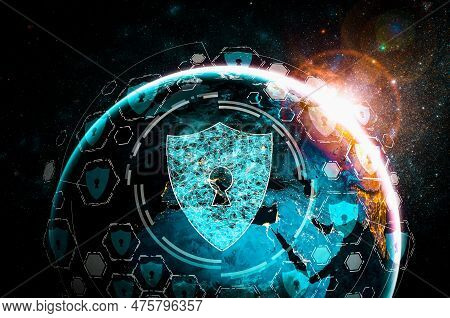Cyber Security Technology And Online Data Protection In Innovative Perception . Concept Of Technolog