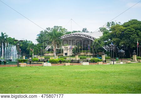 The Rizal Park Open Air Auditorium At The Rizal Park In Manila, Philippines